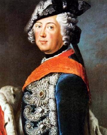 antoine pesne Frederic II de Prusse oil painting image